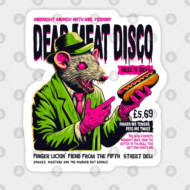 DEAD MEAT DISCO Sticker by artslaves